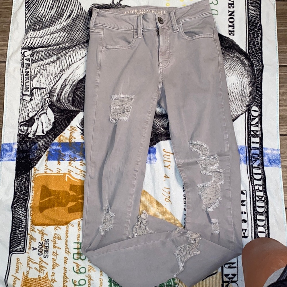 American Eagle Pants Size 2 - Holes in pant legs
